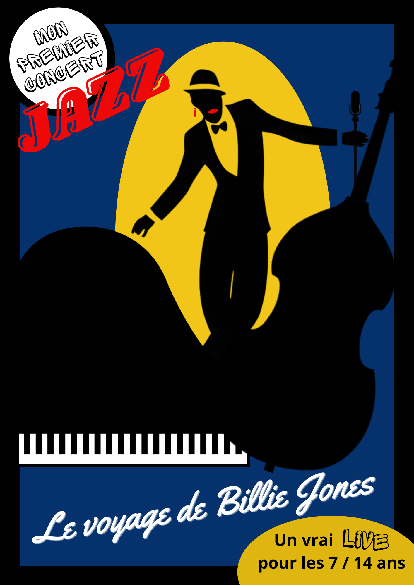 Affiche Mon Premier Concert Jazz Le Voyage de Billie Jones